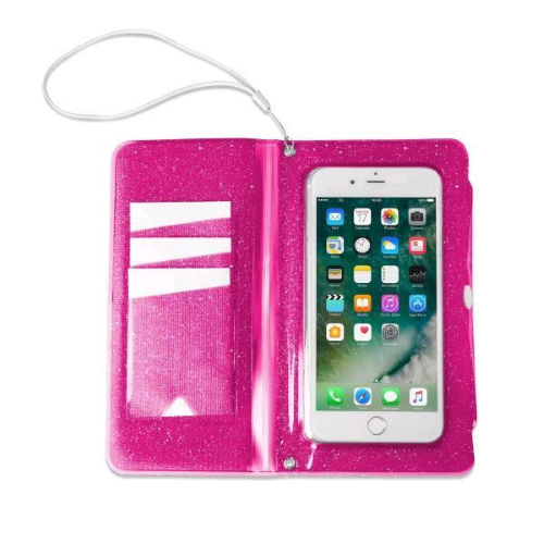 CELLY SPLASHWALLET CUSTODIA IMPERMEABILE PER SMARTPHONE 6.2" COLORE PINK